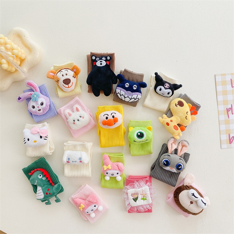 Đôi Vớ Họa Tiết halloween Hoạt Hình Vui Nhộn Cho Bé