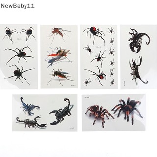 Hình Xăm Dán Họa Tiết Bọ Cạp 3d Phong Cách halloween Độc Đáo