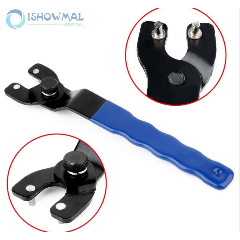 [ISHOWMAL-VN]Adjustable Angle Grinder Key Pin Plastic Handle Pin Wrench Spanner Universal-New In 9-