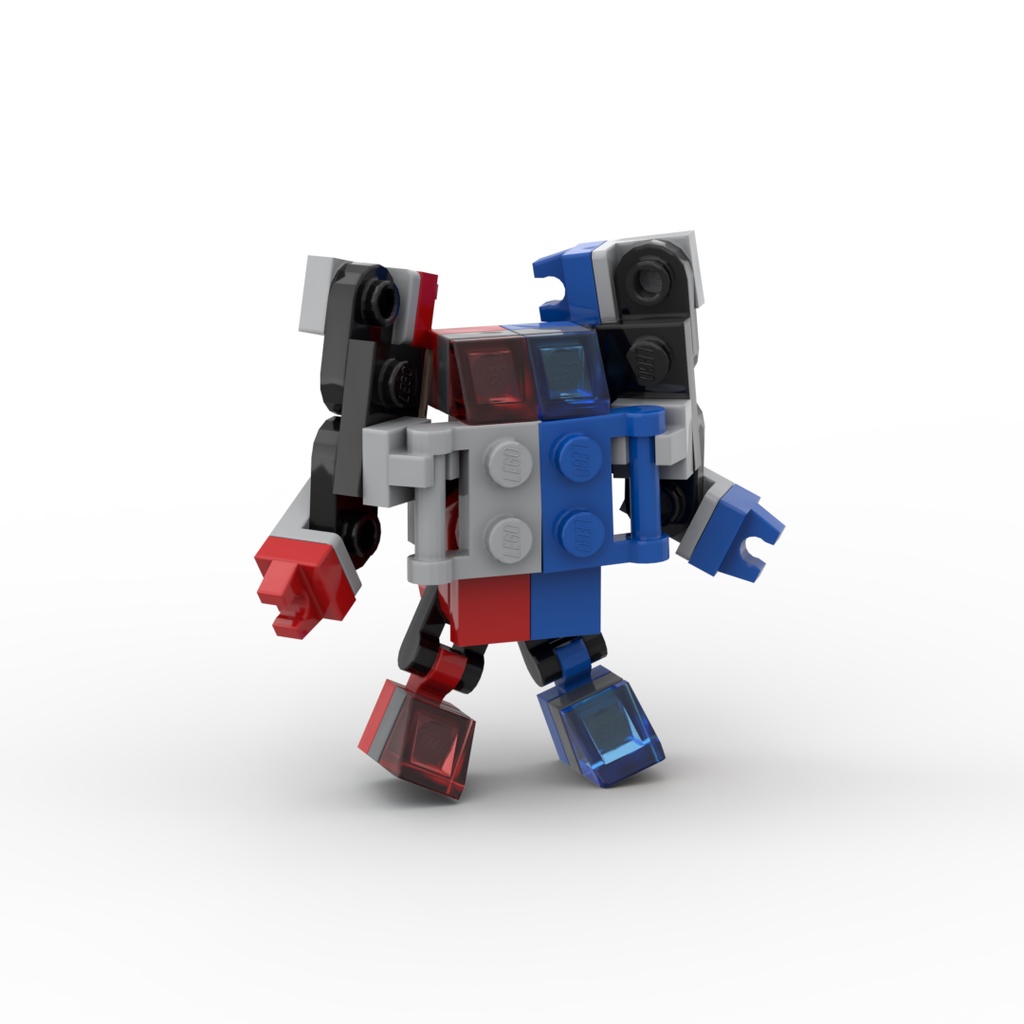 Moc Bộ Đồ Chơi Lắp Ráp Rô Bốt Biến Hình Sáng Tạo Dành Cho Bé