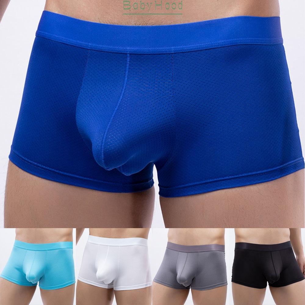 Quần Lót Nam boxer Có Túi Thoải Mái Màu Trơn#BBHOOD