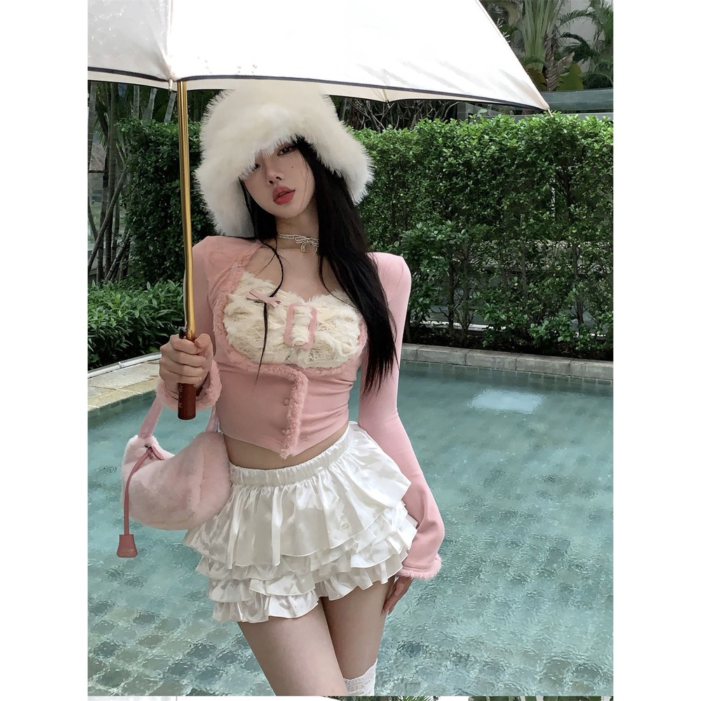 Áo Thun Tay Dài Cổ Vuông Dáng Ôm Thời Trang Cho Nữ