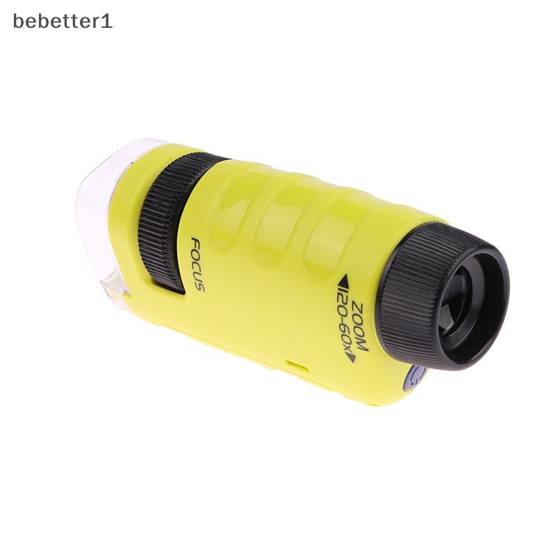 Bebetter1 Kính Hiển Vi mini 60x-120x Có Đèn led Cho Bé