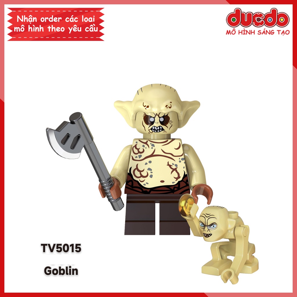Minifigures nhân vật phim Chúa Tể Những Chiếc Nhẫn tuyệt đẹp - Đồ chơi Lắp ghép Xếp hình Mô hình Mini TV6402
