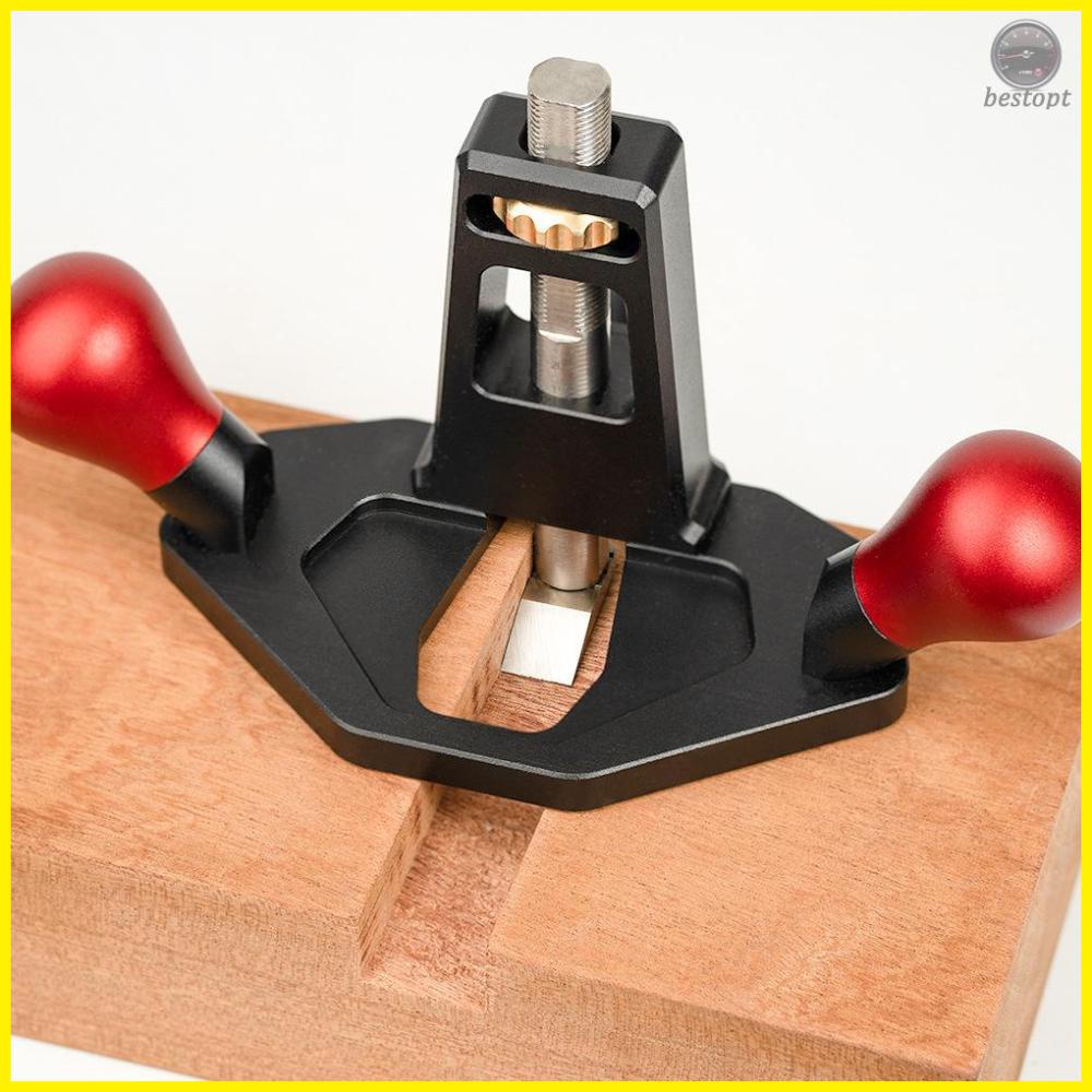 Hand Planer with Brass Nut Depth Adjustment Function for Woodworking Bottom Cleaning