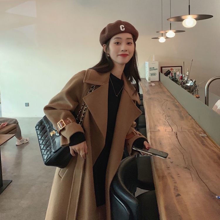 Áo Khoác Len Cao Cấp Phong Cách Hàn Quốc Thời Trang Thu Đông Hàng Mới 2023