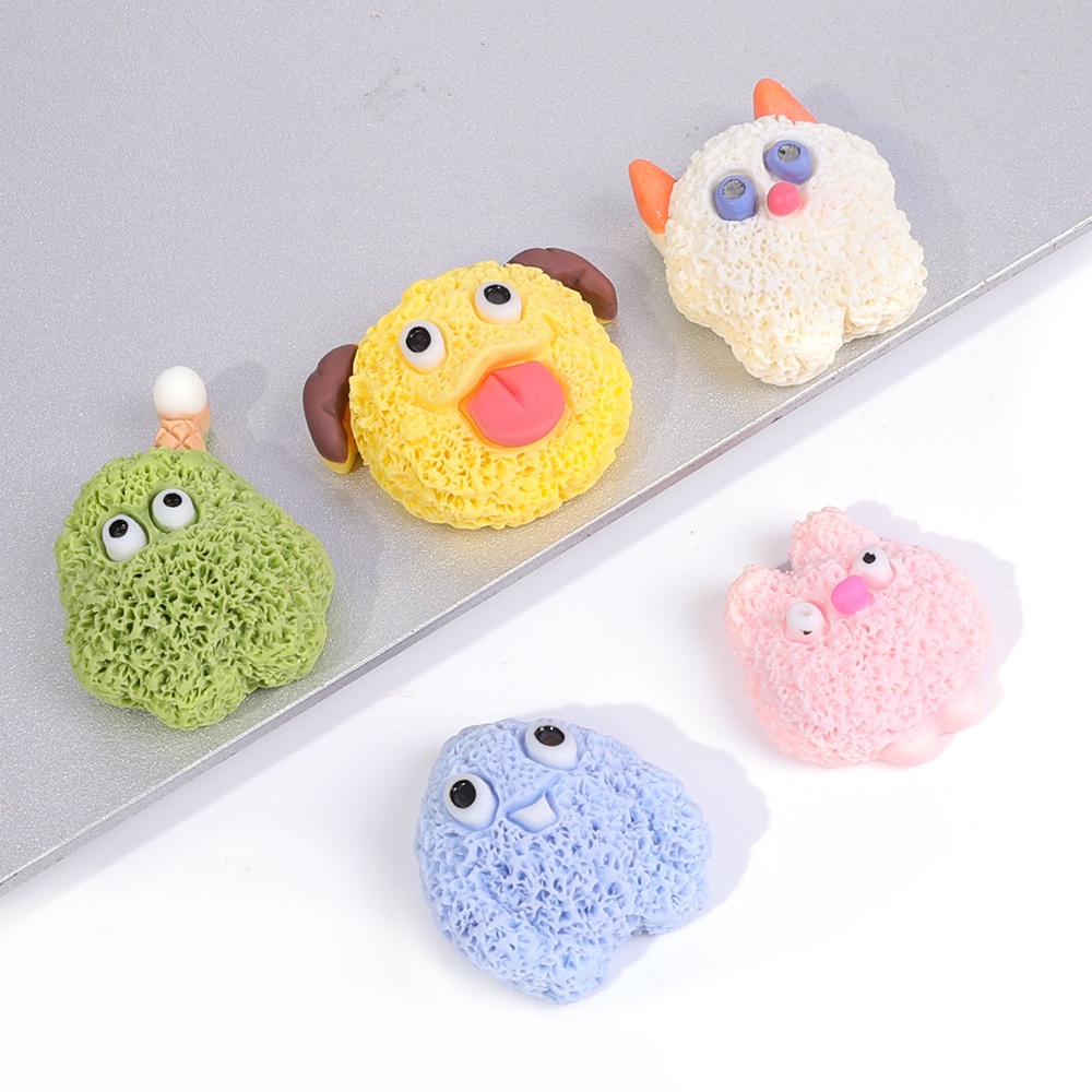 Phụ Kiện Trang Trí Nội Thất Ô Tô Hình Quái Vật Hoạt Hình Bằng resin Sáng Tạo diy