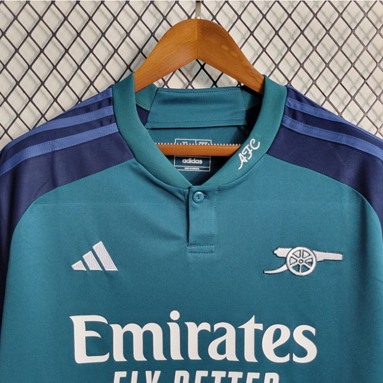 2324 arsenal Hai Người Hâm Mộ Áo Sơ Mi Chất Lượng Cao aaa +