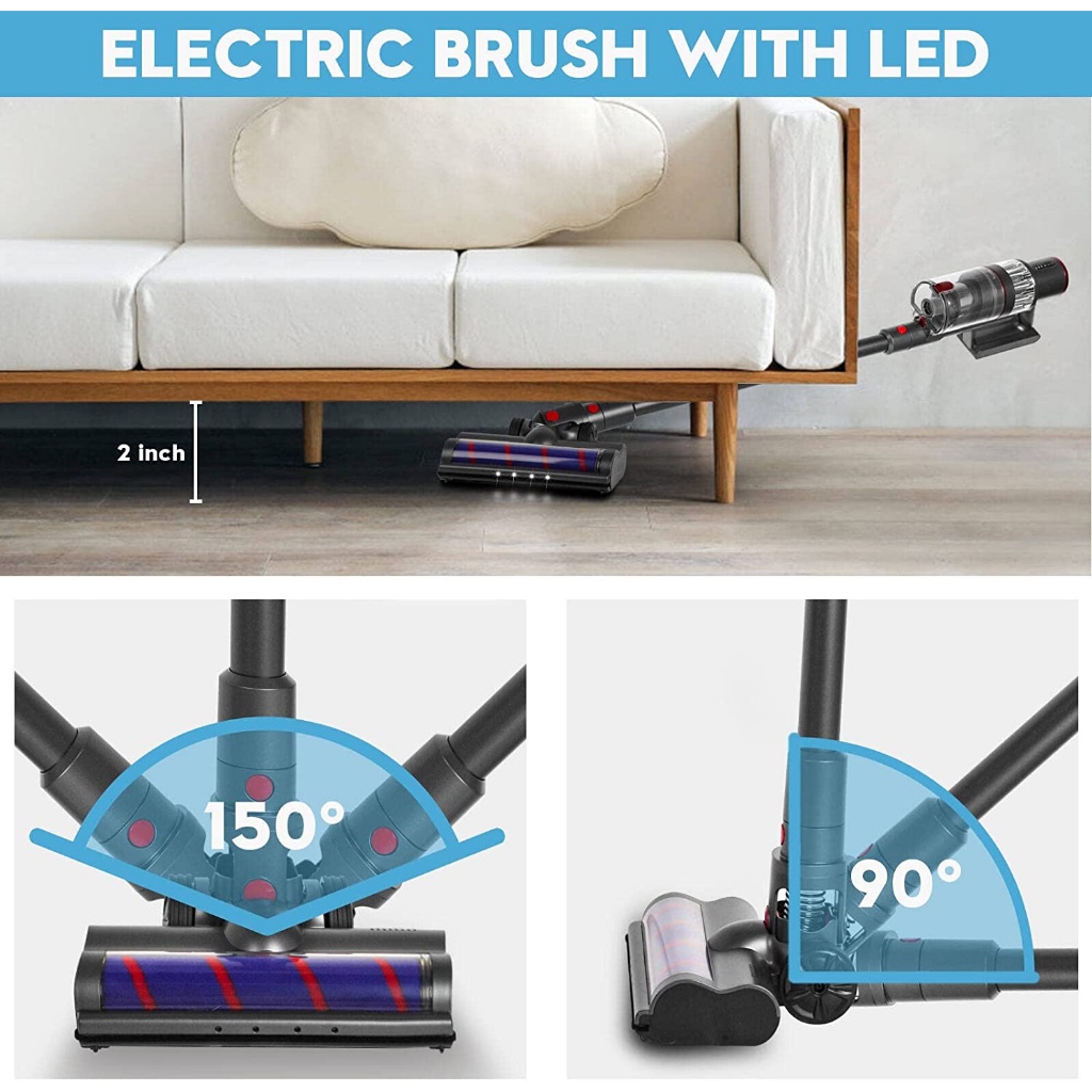 Máy hút bụi không dây Máy hút bụi MIỄN PHÍ Bảo hành 5 năm Máy hút bụi không dây công suất cao cho văn phòng tại nhà