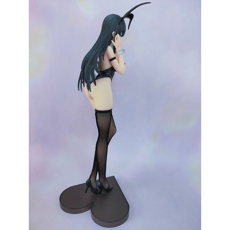 Mô Hình Đồ Chơi Nhân Vật Hoạt Hình Thỏ Trắng Đen 29cm Bằng pvc Gợi Cảm Cho Bé Gái