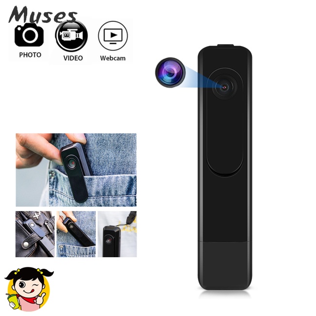 Camera Hành Trình Cầm Tay mini 1080p Có Kẹp Sau Lưng Tiện Dụng