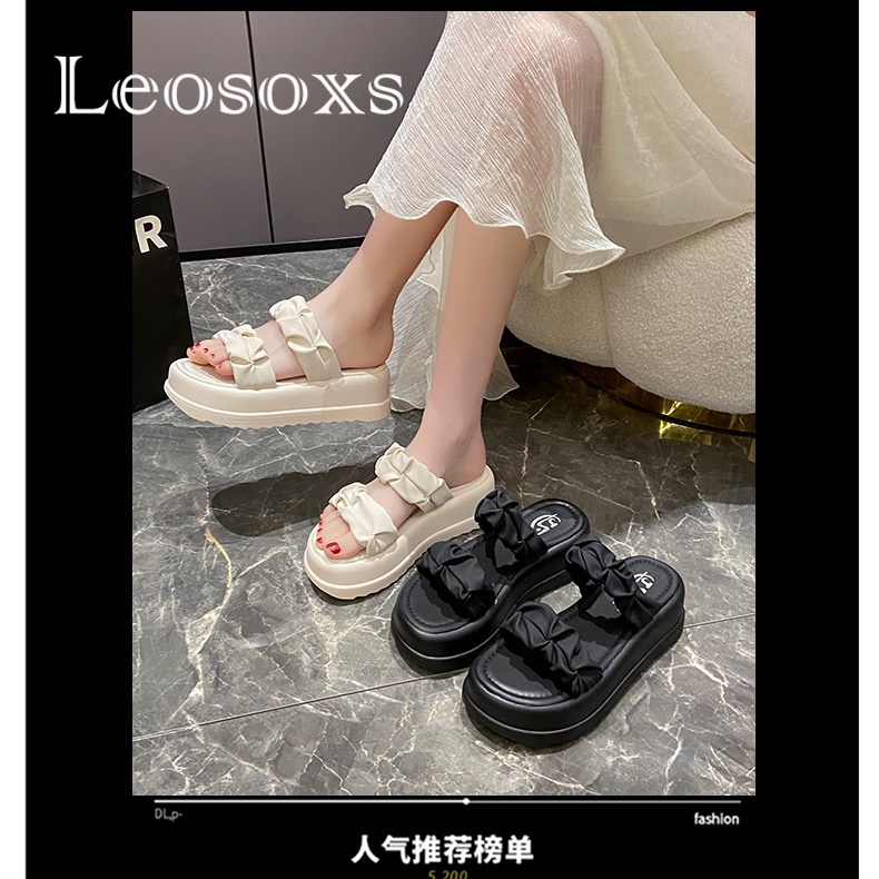 Leosoxs  dép sandal nữ dép bánh mì nữ dép bánh mì Chống Trượt Thời trang Nhẹ Tinh tế Phong cách đơn giản FDL2392R0B38Z230920