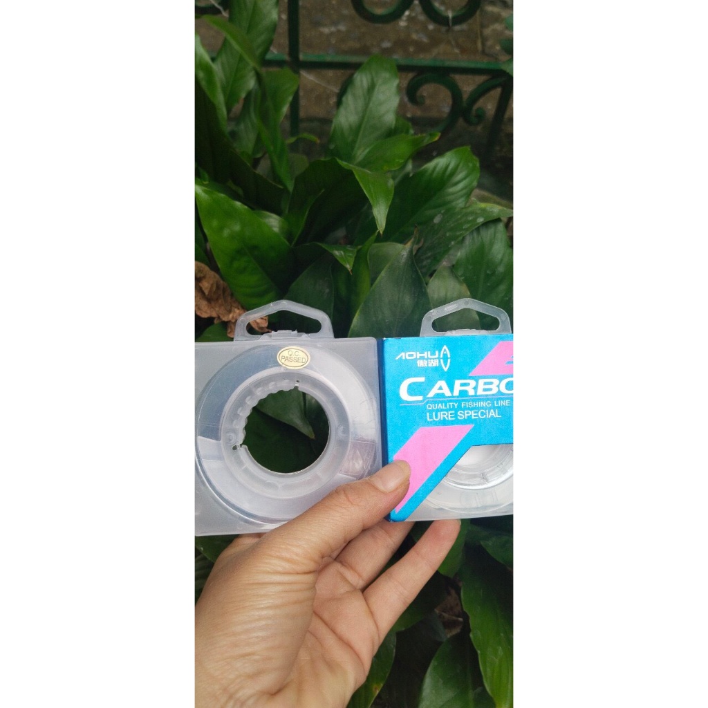 Dây Cước Carbon cao cấp AOHU 50m Chuyên làm thẻo câu cá, dây cước thẻo carbon Aohu 50m ANam-Fishing