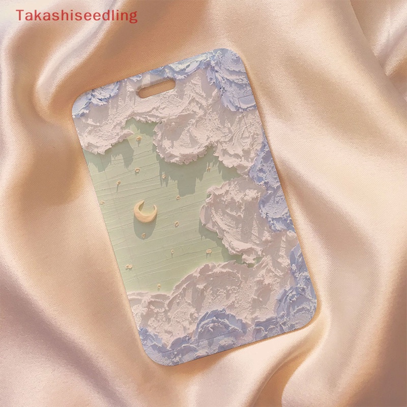 Móc Khóa Thẻ id / Thẻ Ngân Hàng kpop Hoạt Hình Màu Hồng Cho Học Sinh