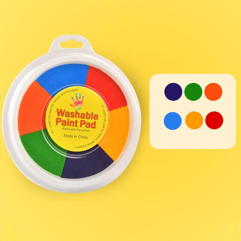 Màu Sắc Bộ Mực In Dấu Vân Tay diy Cho Bé y5s3