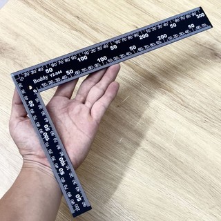 Thước góc vuông, eke đo góc vuông buddy y2-044 kích thước 200x300mm