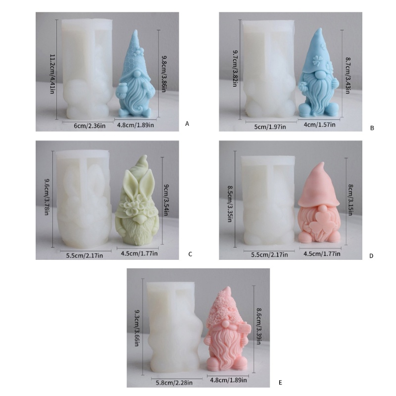 Khuôn silicone Làm Nến Thơm diy Hình Giáng Sinh Tiện Lợi