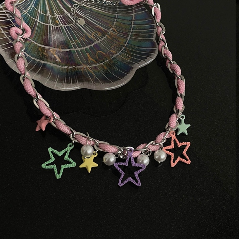 Vòng Cổ choker Mặt Ngôi Sao omg Thời Trang Đi Biển Mùa Hè harajuku