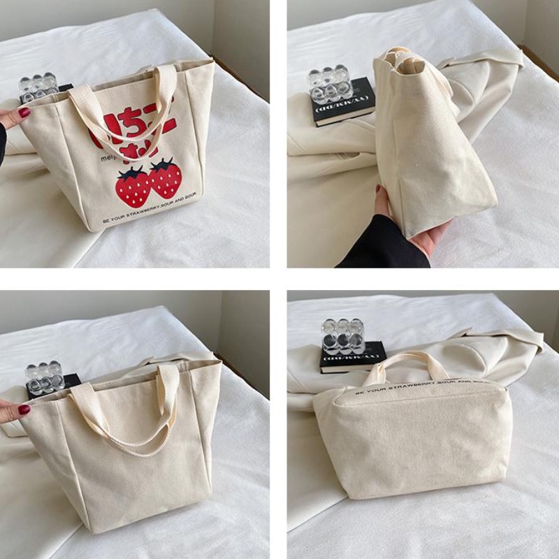 Túi Xách canvas In Hình Chó pacha Thời Trang Hàn Quốc