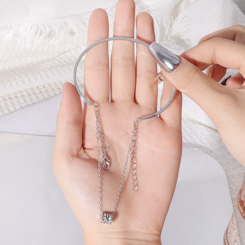 Vòng Tay Nửa Vòng Tay Nửa Vòng Tay / Trang Sức Thời Trang Nhỏ Đơn Giản Cho Cặp Đôi