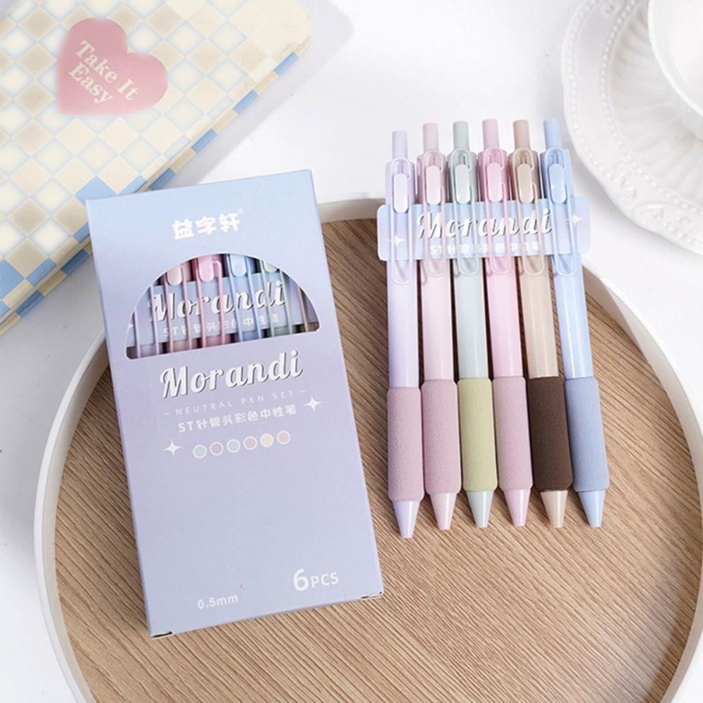 KUNHEV Bộ 4 Bút Mực gel Ngòi 0.5mm Mềm Mại Nhanh Khô Sáng Tạo Thích Hợp Làm Quà Tặng Cho Học Sinh