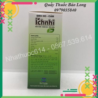 Siro ho cảm ích nhi 3+ chai 90ml
