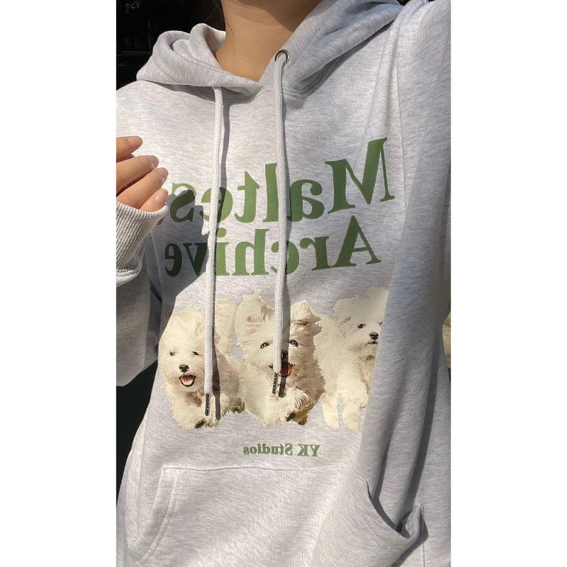 Áo hoodie In Họa Tiết Hoạt Hình Xinh Xắn Dành Cho Nữ 2023
