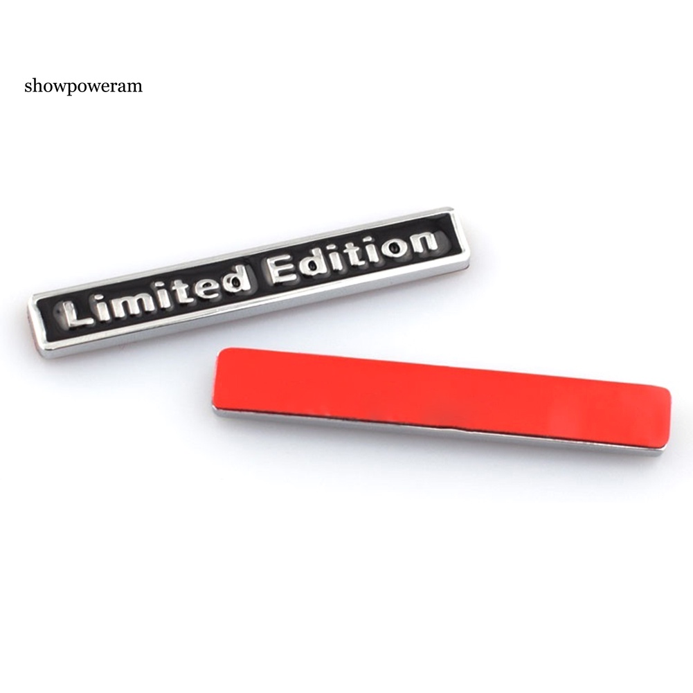 Tem Chữ limited edition Dán Trang Trí Thân Xe Hơi