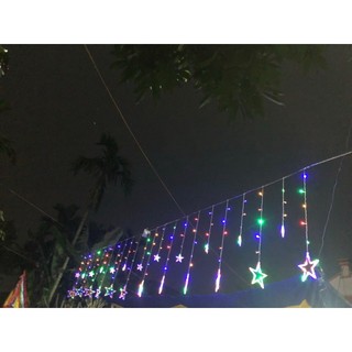 💥Giá Sỉ💥 Đèn thả rèm 12 ngôi sao lớn bé