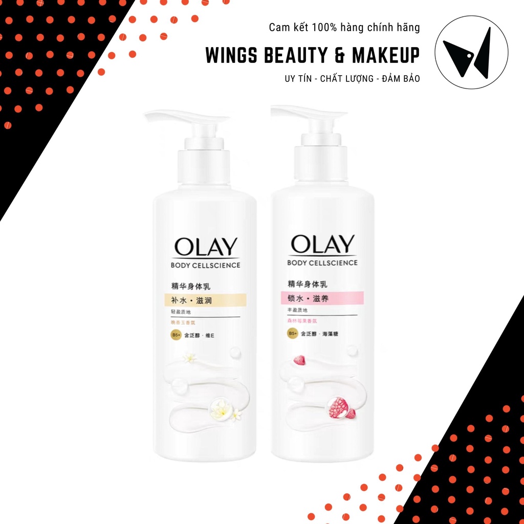 (Mẫu mới) OLAY - Kem dưỡng thể cấp ẩm Body Cellscience B5+ Moisturizing Body Lotion