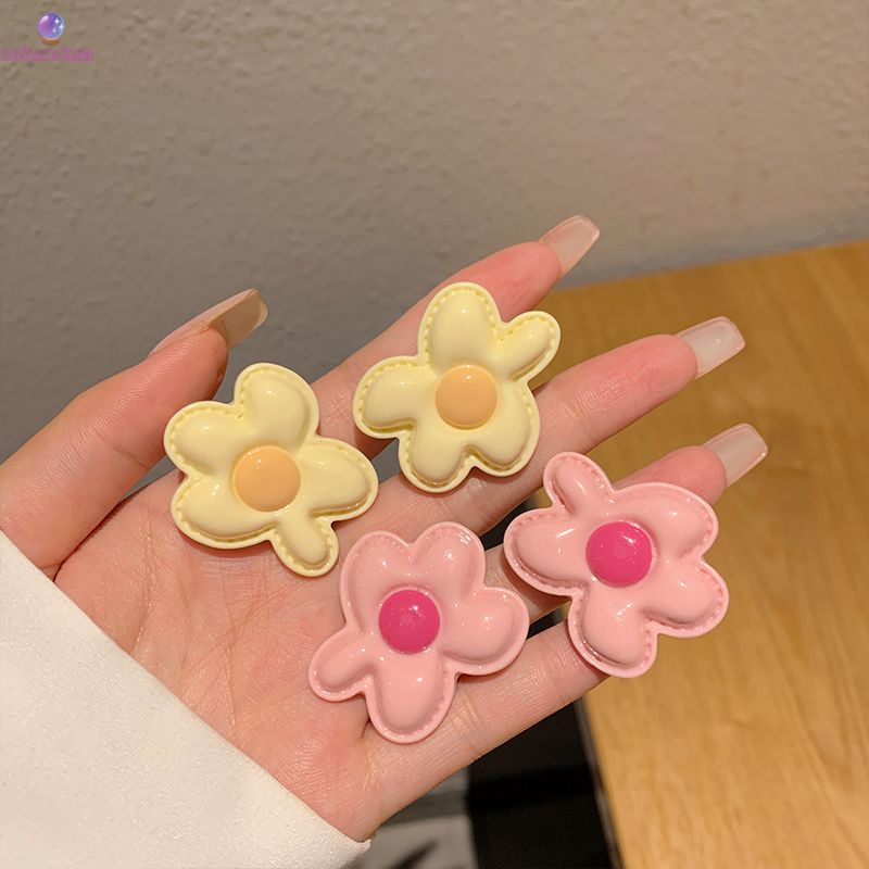 Miumiua🔮Kẹp Tóc Ba Chiều Đính Hoa Dễ Thương Cho Bé Gái