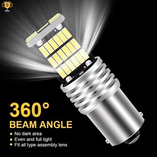 1 Bóng Đèn led p21w ba15s 1156 py21w bay15d 1157 12v 4014 smd 6500k Ánh Sáng Trắng Cho Xe Hơi
