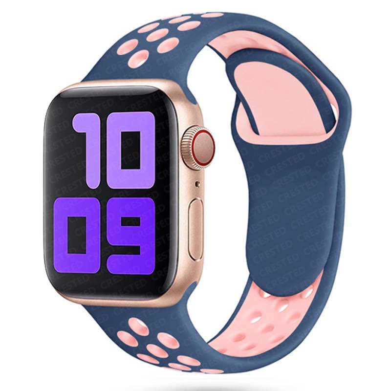 Dây Đeo Đồng Hồ Bằng silicone Cho apple watch ultra 2 49mm 45mm 41mm 44mm 40mm 38mm 42mm i-watch serie 9 8 3 4 5 6 7 se