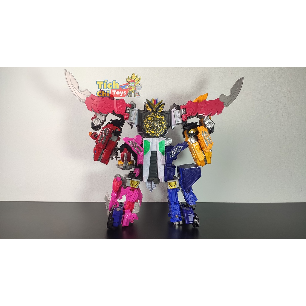 Mô hình DX Kikai Sentai Zenkaiger - Siêu Nhân Cơ Giới - Đồ Chơi Mô Hình Chính Hãng Nhật Bản - Bandai đẹp có tặng xe