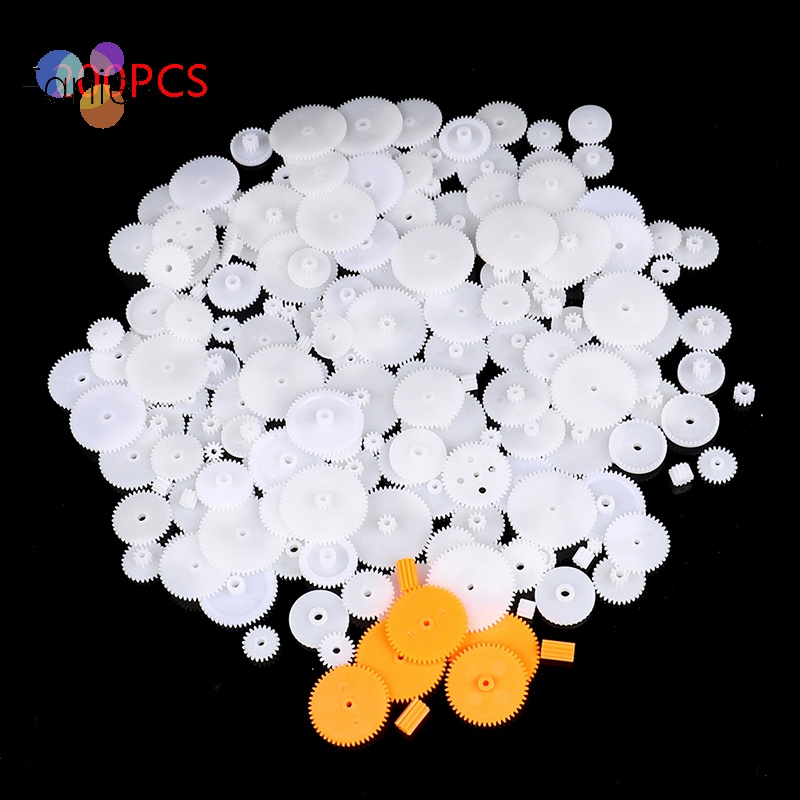 Set 200 Bánh Răng Truyền Động 0.5 Bằng Nhựa Hỗn Hợp diy