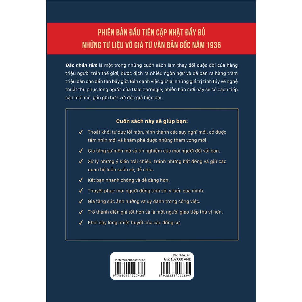 Sách - Đắc Nhân Tâm