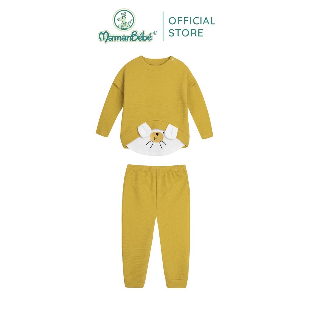 Bộ dài tay La Pomme Gấu tai vểnh