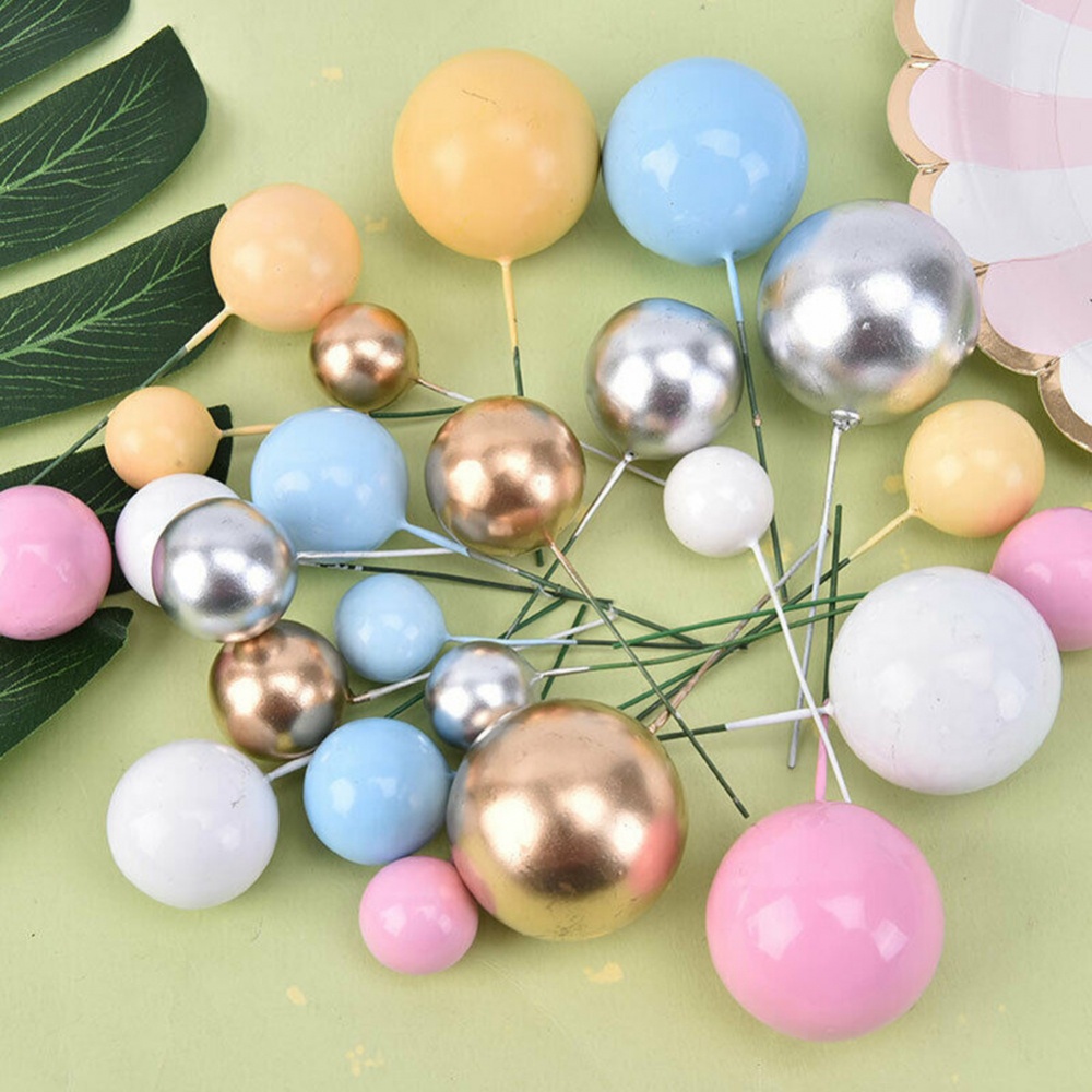 Cake Toppers Wedding Baby Shower Ball Cake Topper Ball Decor Christmas