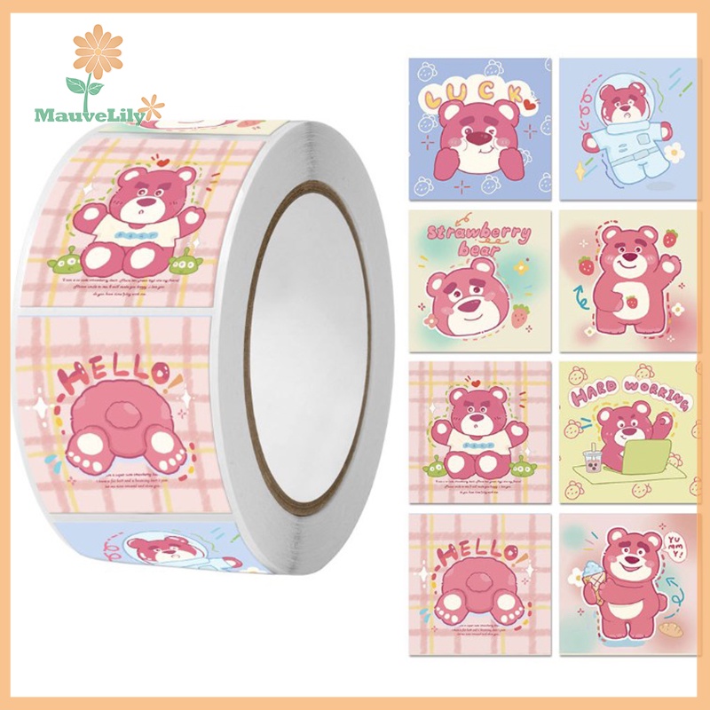 Cuộn 500 Miếng Dán Hình sanrio Hoạt Hình Dễ Thương Trang Trí Quà Tặng Cho Bé uuu