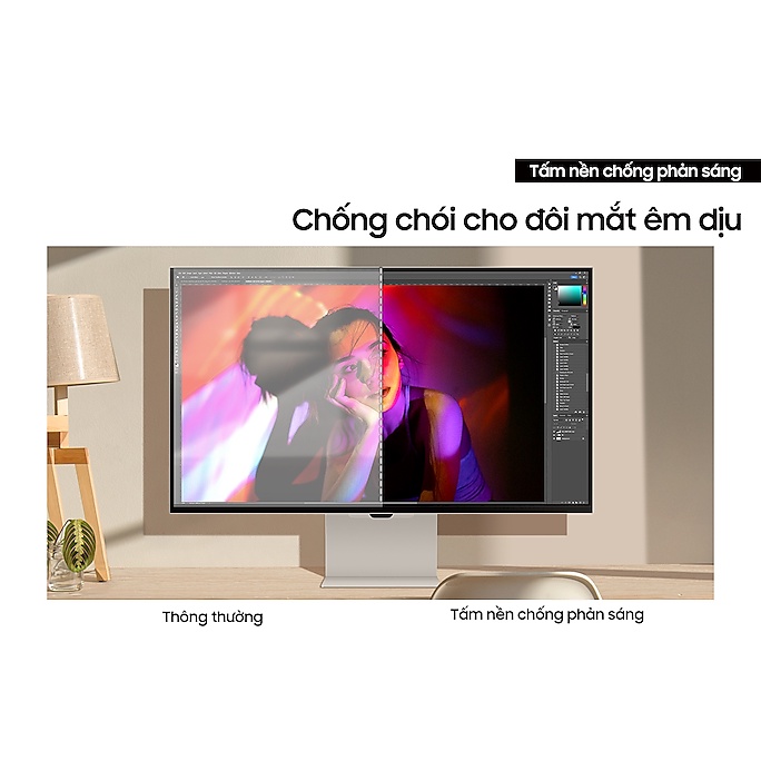 Màn Hình Samsung ViewFinity 5K S9 S90P LS27C900PAEXXV 27 inch - Hàng Chính Hãng