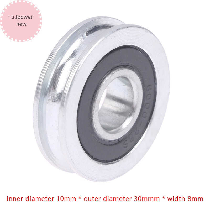 Ròng Rọc 10 * 30 * 8mm Hình Chữ u Cho Bánh Xe Không Chạm Đường Kính Đường Kính 5mm