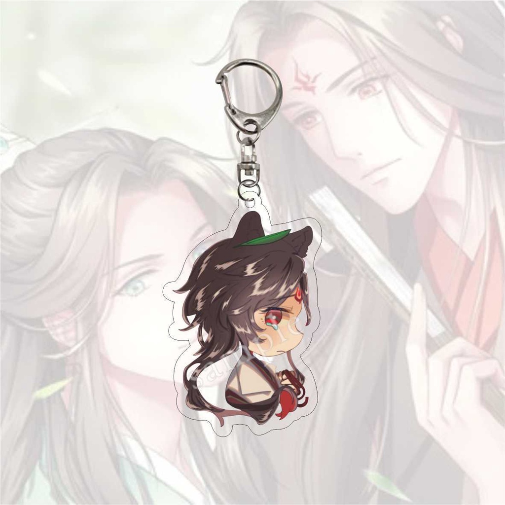 Nhiều lớp anime acrylic Naruto Naruto Sasuke Gaara Obito Kakashi mặt dây chuyền móc khóa