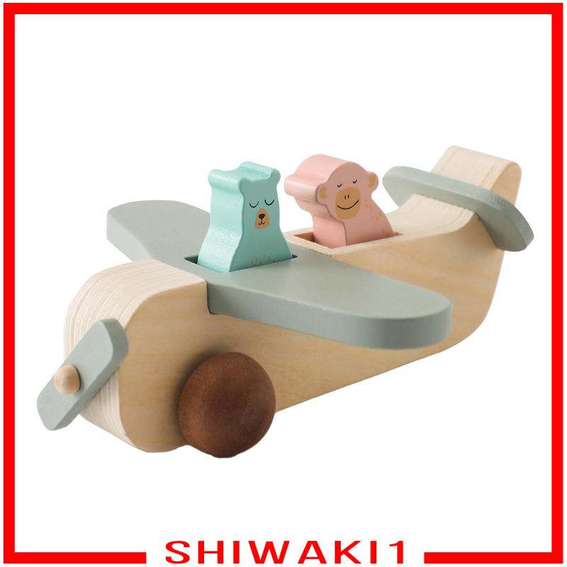 Máy Bay Đồ Chơi Bằng Gỗ Trọng Lượng Nhẹ Dành Cho Trẻ Em