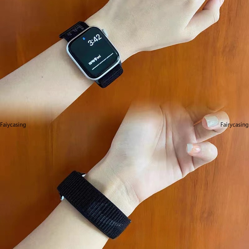 Dây Đeo nylon Cho Đồng Hồ Thông Minh apple watch 9 8 7 49mm 44mm 40mm 45mm 41mm 38mm 42mm ultra 2 8 se 7 6 5 4 3