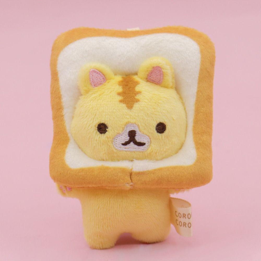 Mmluck Mask Móc Khóa Mèo Nhồi Bông Mềm Mại Đáng Yêu Treo Túi Xách rilakkuma