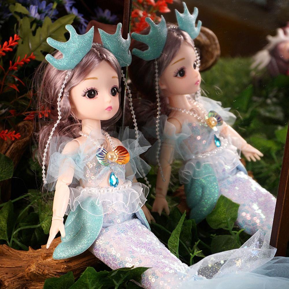 Mluck Búp Bê Nàng Tiên Cá Biết Hát Nàng Tiên Cá bjd Đang Bơi Lội Có Nhạc Dễ Thương