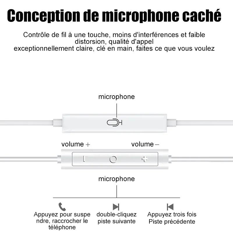 Tai Nghe Nhét Tai Có Dây Cho iphone 15 14 11 12 13 pro max xr x xs se 6 6s 7 8 plus
