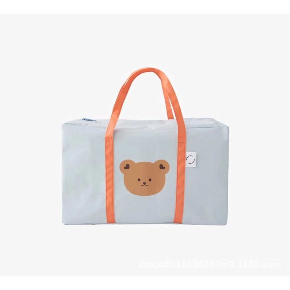 Túi đựng chăn mền chống thấm nước cho bé đi học mầm non, hoạt tiết phong cách Hàn Quốc