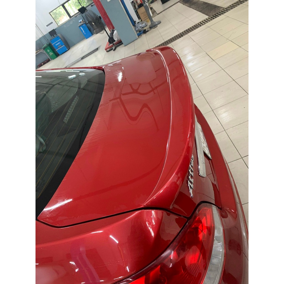 Đuôi gió thể thao, cánh lướt gió Xe Mitsu Attrage 2016 đến 2021 - Có Led - Hàng Mộc Chưa Sơn