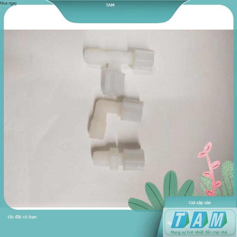 Các cút T dây 6 , van , khóa dây 6 như hình